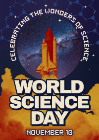 Modern World Science Day Poster