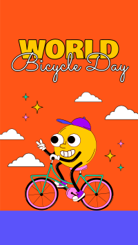 Celebrate Bicycle Day Facebook Story