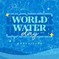 Quirky World Water Day Linkedin Post