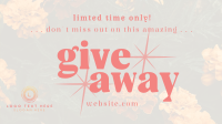 Amazing Giveaway Facebook Event Cover