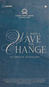 Wave Change Ocean Day Instagram Reel