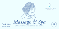 Cosmetics Spa Massage Twitter Post