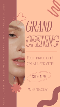 Salon Grand Opening Facebook Story