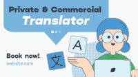 Translation Business Facebook Event Cover