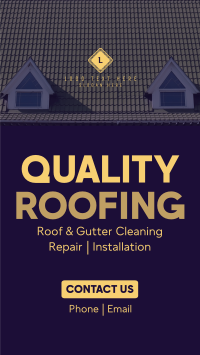 Trusted Quality Roofing Instagram Reel Image Preview