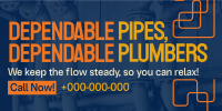 Modern Plumbing Services Twitter Post