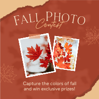 Fall Photo Contest Instagram Post Design