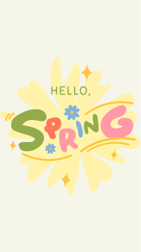 Playful Hello Spring YouTube Short