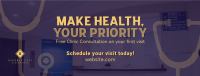 Clinic Medical Consultation Facebook Cover Image Preview