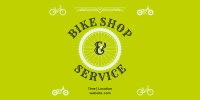 Bike Shop and Service Twitter Post