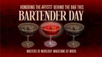 Bartender Day Greeting Animation