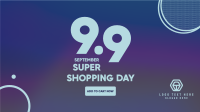 9.9 Shopping Day Facebook Event Cover