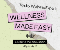 Easy Wellness Podcast Facebook Post