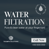 Water Filter Business Linkedin Post Design