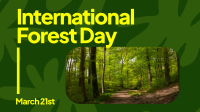 Forest Day Greeting Animation