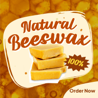 Pure Natural Beeswax Instagram Post