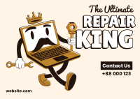 Repair King Postcard