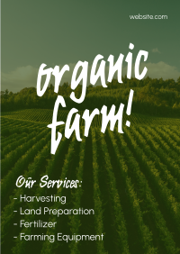 Organic Farming Poster