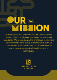 Our Mission Statement Flyer