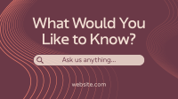 Minimalist Corporate FAQ Animation