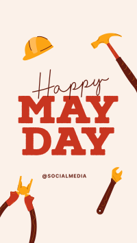 Happy May Day Facebook Story