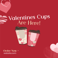 Valentines Cups Instagram Post Design