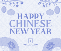 Oriental Chinese New Year Facebook Post