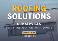 Professional Roofing Solutions Postcard Image Preview