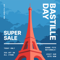 Bastille Day Sale Instagram Post