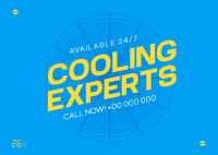 Cooling Expert Postcard