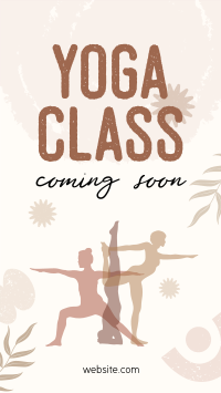 Yoga Class Coming Soon Instagram Reel