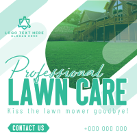 Professional Lawn Cleaning Linkedin Post Design