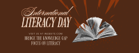 International Literacy Day Greeting Facebook Cover