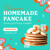Homemade Pancakes Instagram Post