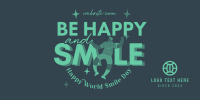 Be Happy And Smile Twitter Post