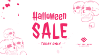 Halloween Skulls Sale Facebook Event Cover