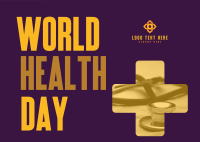 Doctor World Health Day Postcard Design