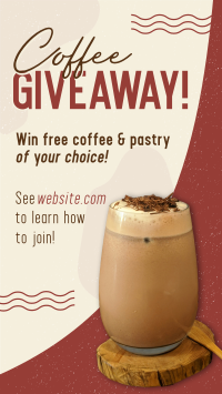 Coffee Giveaway Cafe Instagram Story