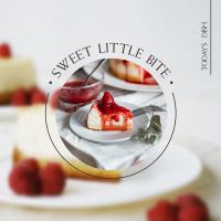 Sweet Little Bite Instagram Post Design