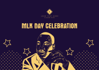 MLK Day Celebration Postcard