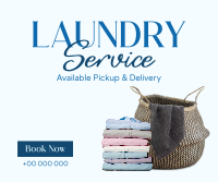 Laundry Delivery Services Facebook Post