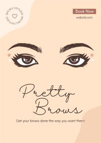 Pretty Brows Poster