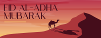 Desert Camel Facebook Cover
