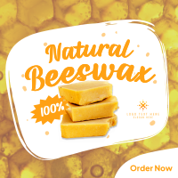 Pure Natural Beeswax Instagram Post
