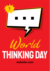 Comic Thinking Day Flyer