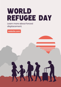 Refugee Day Awareness Poster