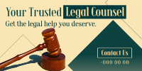 Trusted Legal Counsel Twitter Post