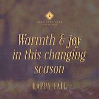 Autumn Season Quote Instagram Post