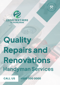 Quality Repairs Flyer Design