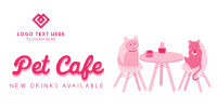 Pet Cafe Free Drink Twitter Post